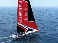Americas Cup 2021 AC75 Monohull Boat