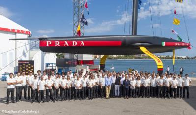 Luna Rossa AC75 Boat Launch Team, Americas Cup 2021