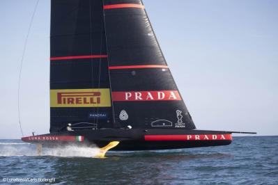Luna Rossa AC75 Boat Sailing 2019, Americas Cup 2021