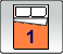 Cabin 1:  1 double berth